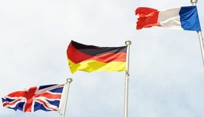 بيان فرنسي بريطاني ألماني: إعلان إيران يخالف الاتفاق النووي