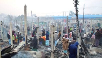 الأمم المتحدة: حريق يدمر منازل آلاف اللاجئين الروهينغا في بنغلاديش