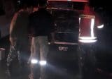 إهماد حريق في محرك سيارة إسعاف الكشاف العربي