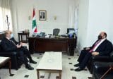 وهبه استقبل سفير الاردن لدى لبنان وعرض معه العلاقات بين البلدين
