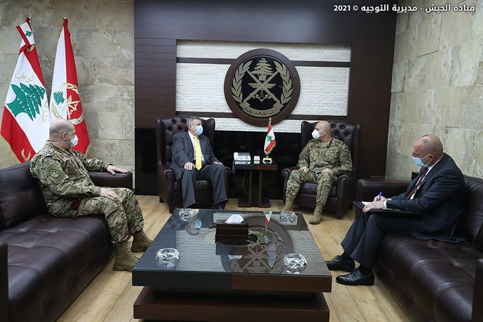 قائد الجيش استقبل كوبيتش في زيارة وداعية