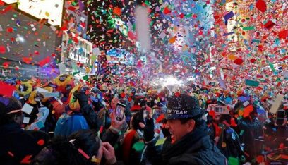 ساحة تايمز سكوير في نيويورك أغلقت للمرة الاولى أمام احتفالات رأس السنة 2021 (بالصور)