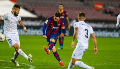 الدوري الإسباني: ميسي يقود برشلونة لاستعادة الوصافة