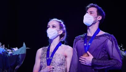 ذهبية لروسيا في بطولة العالم بالرقص على الجليد (فيديو)