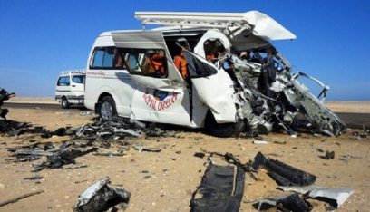 مصر.. ارتفاع حصيلة ضحايا حادث طريق الكريمات إلى 20 شخصاً
