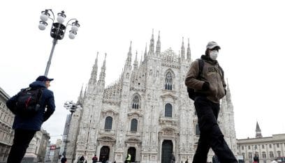 إيطاليا تسجل 342 وفاة و14761 إصابة جديدة بكورونا