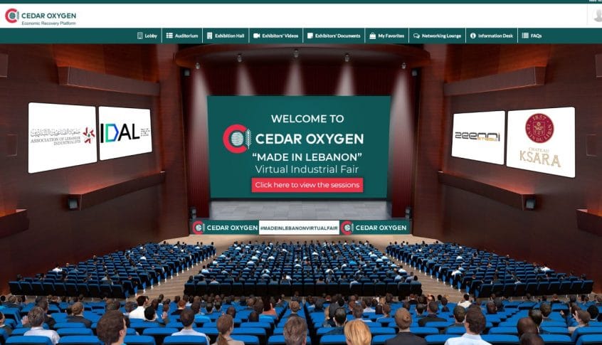 “Cedar Oxygen” تطلق “المعرض الصناعي الافتراضي الأول” لتشجيع الإستثمارات في لبنان