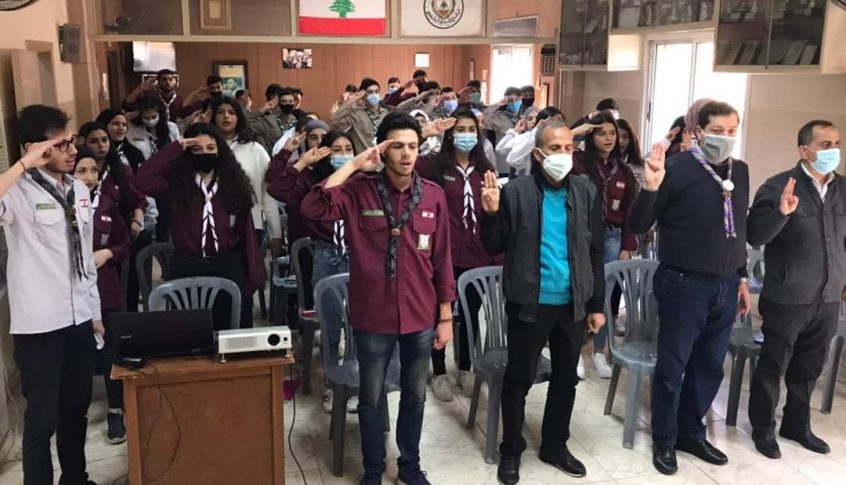 احتفال لكشاف الشباب الوطني في طرابلس بحلول رمضان