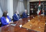 الرئيس عون التقى رئيس بعثة ​الصليب الأحمر الدولي​ في ​لبنان​