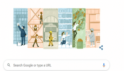 “غوغل” يحتفل بعيد العمال على طريقته