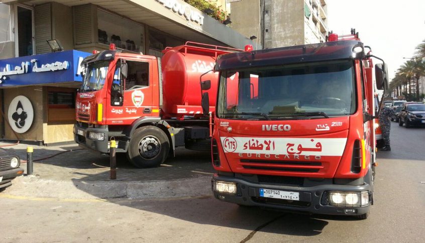عائلة دياب طلبت من فوج الاطفاء في بيروت تزويدها بالمياه