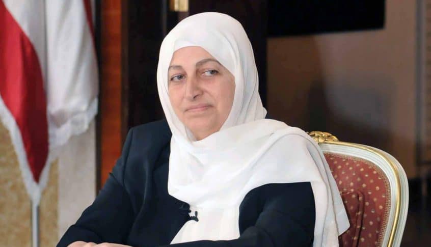 بهية الحريري تعتذر عن عدم تقبل التهاني