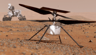 ناسا تطلق فيديو ثلاثي الأبعاد لرحلة مروحية المريخ التاريخية!