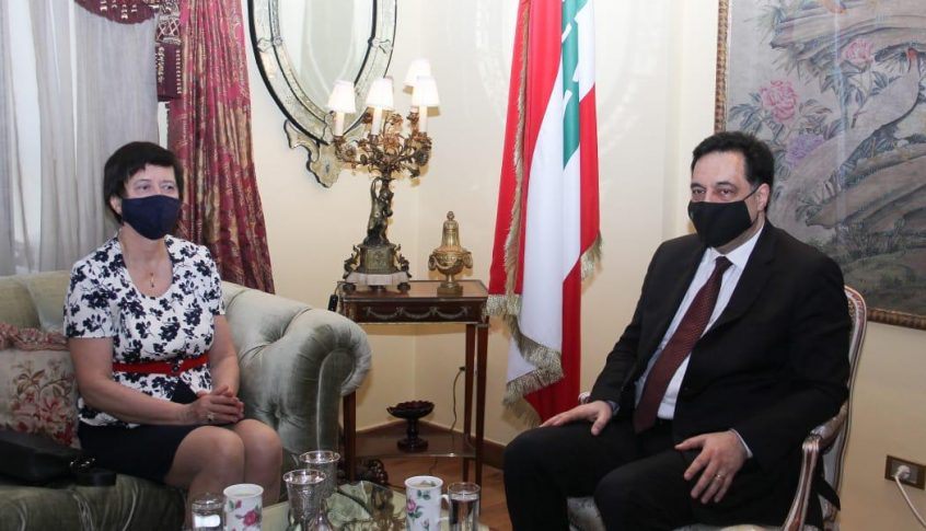 دياب التقى المنسقة الخاصة للأمم المتحدة الجديدة في لبنان