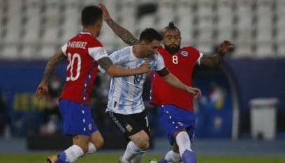 ميسي ينتقد أداء منتخب الأرجنتين بعد التعادل مع تشيلي