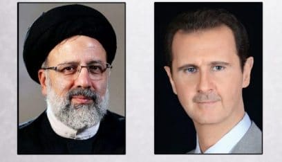 الأسد يهنئ رئيسي: حريصون على العمل معكم من أجل تعزيز مسار العلاقات الثنائية