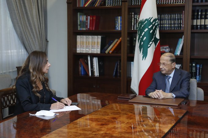 الرئيس عون عرض مع عكر الصعوبات التي تواجه النقل بين لبنان وسوريا