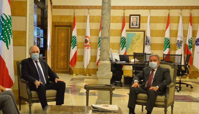 فهمي عرض مع فرونتسكا للشراكة بين لبنان والأمم المتحدة والتقى المشرفية ومرتضى وعقيص