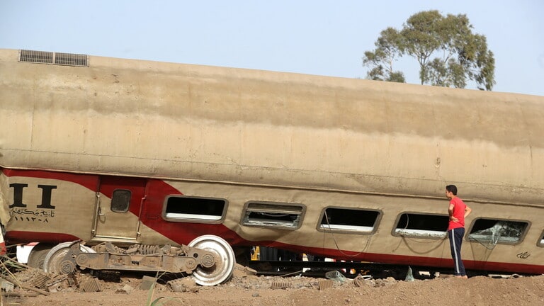 ارتفاع عدد المصابين في حادث القطار بمدينة الإسكندرية المصرية إلى 40 (سكاي نيوز)