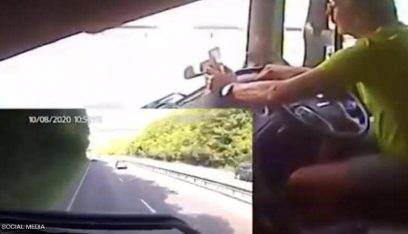 فيديو يظهر مخاطر الانشغال بالهاتف أثناء القيادة!
