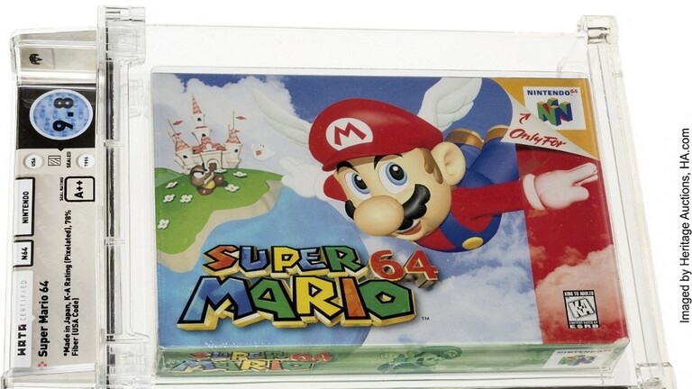 بيع نسخة نادرة من لعبة “سوبر ماريو” بأكثر من 1.5 مليون دولار!