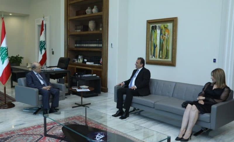 الرئيس عون التقى ممثل الموارنة في البرلمان القبرصي