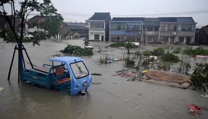 ارتفاع عدد ضحايا فيضانات وسط الصين