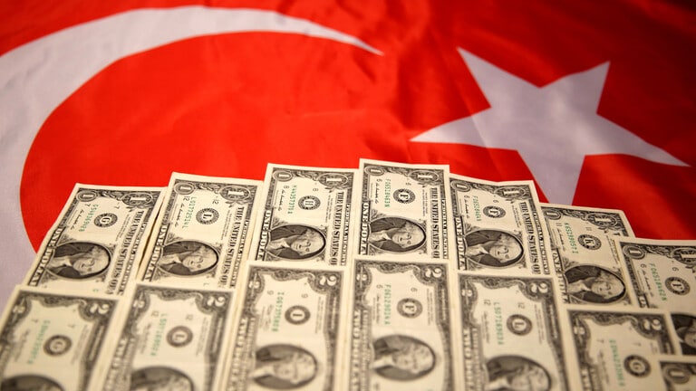 الكشف عن حجم الاحتياطيات الأجنبية لتركيا