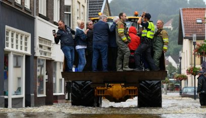 الخسائر في جنوب شرق هولندا نتيجة الفيضانات تقدر بـ400 مليون يورو