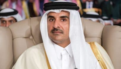 أمير قطر يتلقى اتصالاً هاتفياً من الرئيس الأوكراني