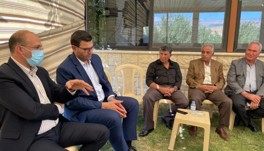 حمد حسن زار وزير الزراعة مهنئا
