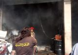 حريق داخل متجر مخصص لبيع الزيوت في زحلة