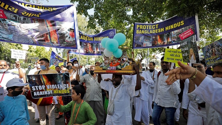 تظاهرات حاشدة في بنغلادش