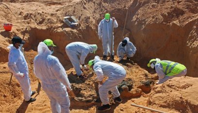 ليبيا.. انتشال 35 جثة من مقابر جماعية في ترهونة