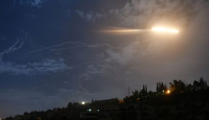 صاروخ سوري مضاد للطائرات انفجر امس فوق شاطئ حيفا