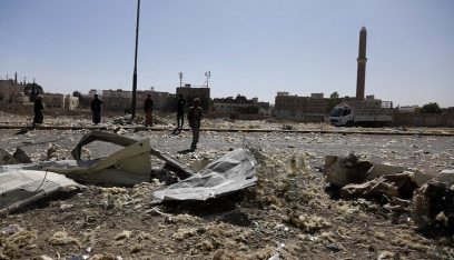 طيران التحالف العربي يقصف أهدافًا في صنعاء