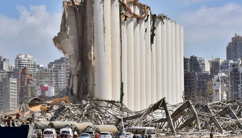 الوطني الحر: سقوط مبنى الإهراءات محتمل في أي لحظة