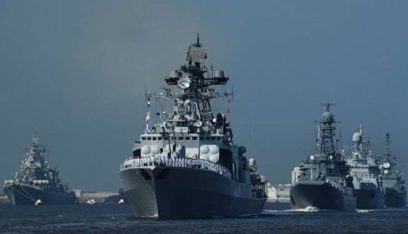 تدريبات بحرية روسية في مياه المتوسط