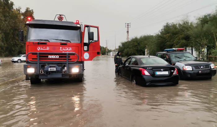 بالفيديو- تشكل سيول في البقاع بسبب تساقط الأمطار بغزارة