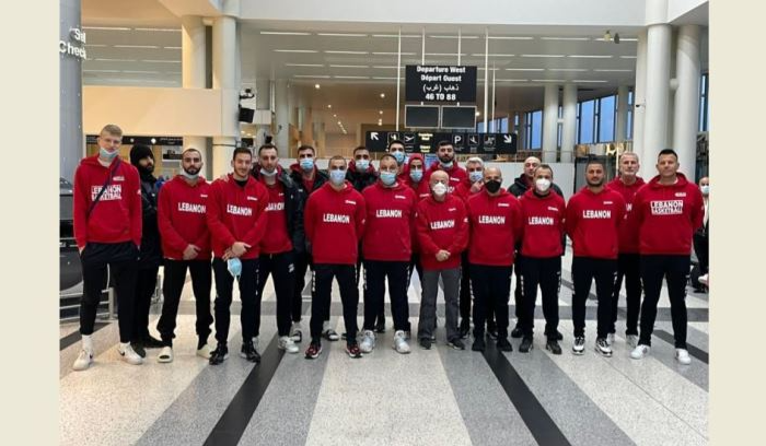 بعثة منتخب لبنان في كرة السلة الى عمان للقاء الاردن ثم السعودية في جدة