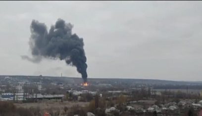 قوات أوكرانية تستهدف مستودعًا للنفط في لوغانسك