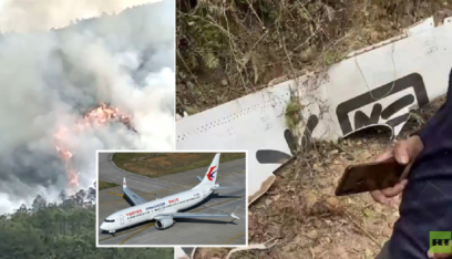 هل من أثر لمتفجرات في موقع تحطم طائرة “بوينغ 737” الصينية؟