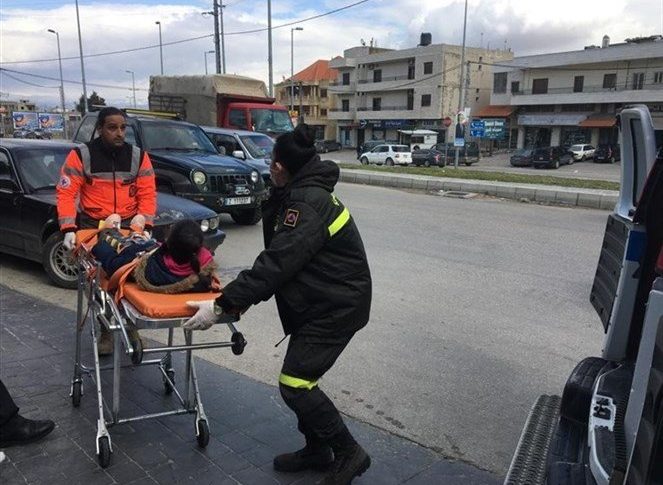 حادث سير في وادي الزرارية يوقع 3 جرحى