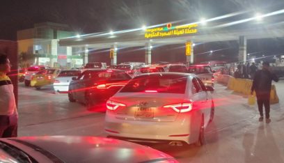 طوابير أمام محطات الوقود في بغداد!