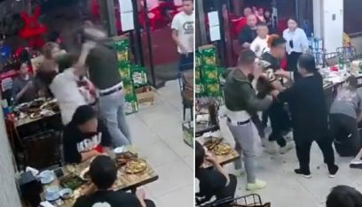 بالفيديو: صينيات يتعرضن للضرب المبرح داخل أحد المطاعم!