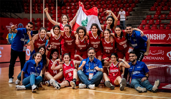 تأهل لبنان الفائز على الأردن 60-56 للدور الثاني من سلة آسيا تحت 16 سنة