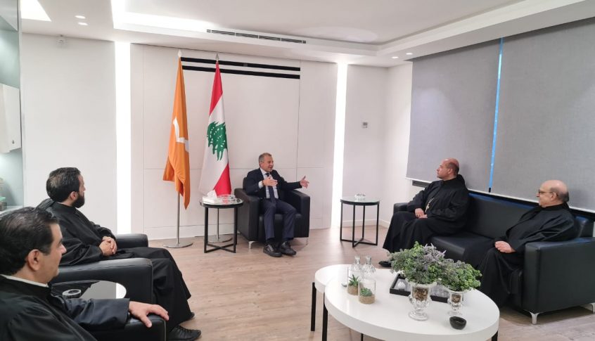 باسيل استقبل الرئيس العام للرهبانية اللبنانية المارونية ووفدًا من نواب قوى التغيير