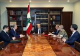 الرئيس عون رأس اجتماعاً لأعضاء الوفد اللبناني الرسمي المغادر الى الناقورة