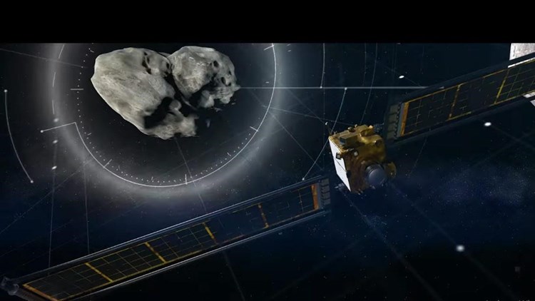 الصور الأولى لاصطدام مركبة “ناسا” بكويكب (فيديو)