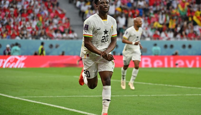#عاجل: مونديال 2022: غانا تتقدم من جديد على كوريا الجنوبية وتسجيل هدفها الثالث لتصبح النتيجة 2:3
